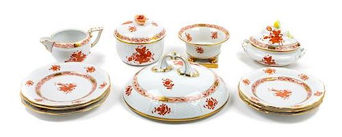 * An Assorted Group of Porcelain Table Articles Diameter of first: 6 1/2 inches.