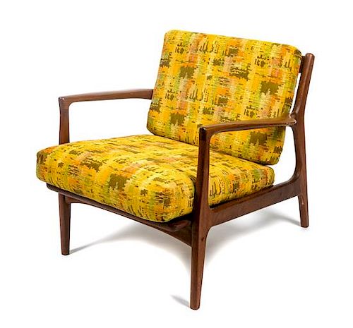 * A Danish Lounge Chair Height 26 1/2 inches.
