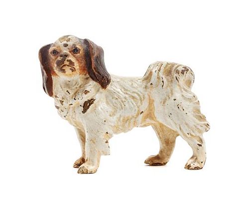 * An English Springer Spaniel Cold Painted Bronze Height 2 inches.