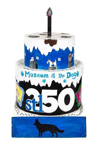 * A St. Louis 250th Anniversary Cake Height 53 inches.