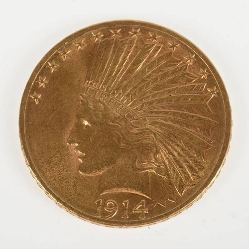 1914-D U.S. Ten Dollar gold Eagle