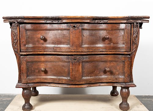 French 18th C. Alsace-Lorraine Walnut Commode