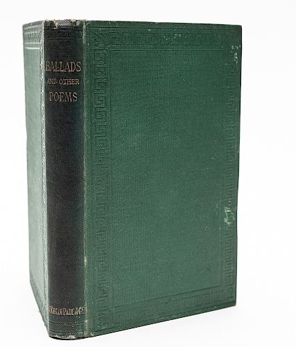 Signed "Ballads and Other Poems" by Tennyson