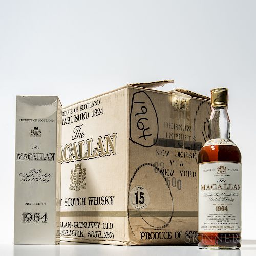 Macallan 17 Years Old 1964, 12 750ml bottles (oc)