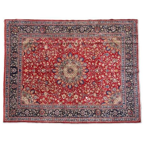 Kashan carpet, approx. 12'4" x 9'8"