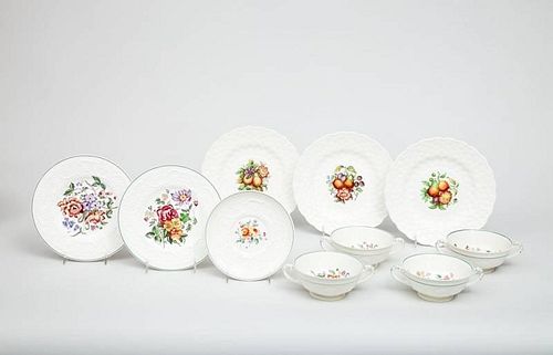 Set of Eighteen Copeland Porcelain Dessert Plates