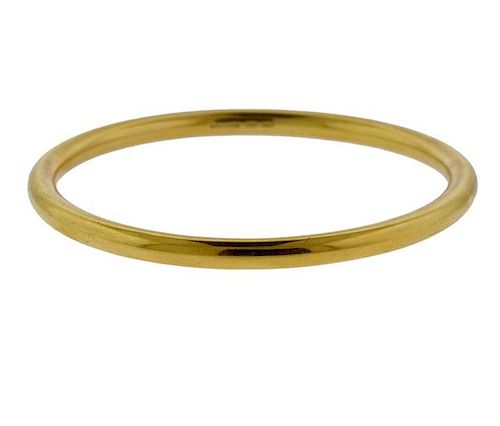Tiffany &amp; Co 18k Gold Bangle Bracelet 