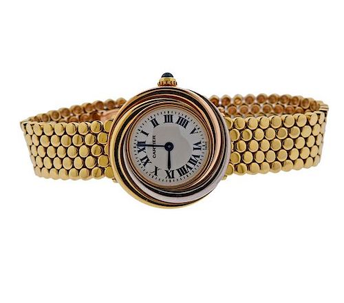 Cartier Trinity 18K Tri Color Gold Watch