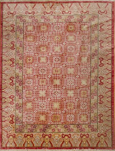 Samarkand Rose-Ground Carpet