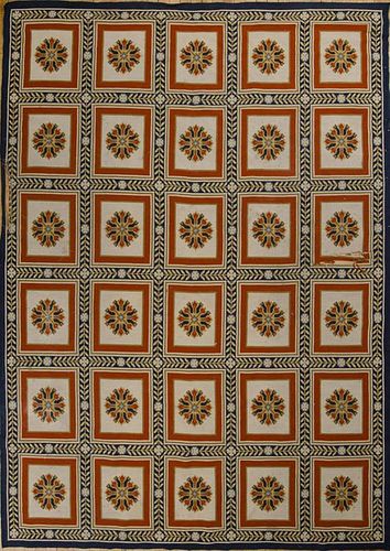 Portuguese Needlework Tile Carpet