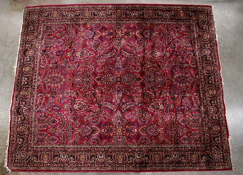 Silk Wool Blend Persian Rug Circa 1920-1930