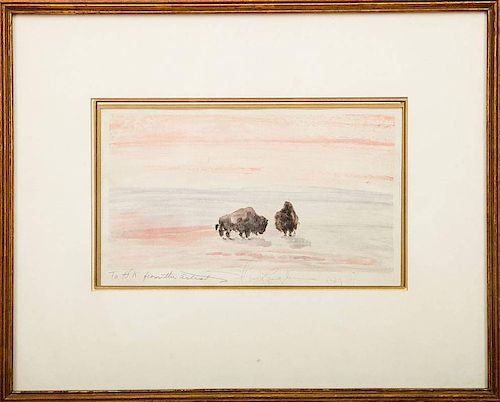 Henry Ziegler (1889-1968): Wild Buffalo