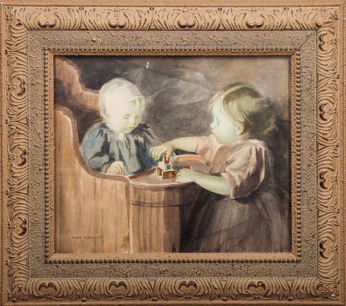 Ida Marie Perrault (1874-?): Two Children