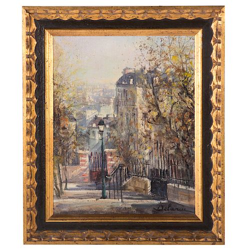 Lucien Delarue. View from Montmartre, Paris