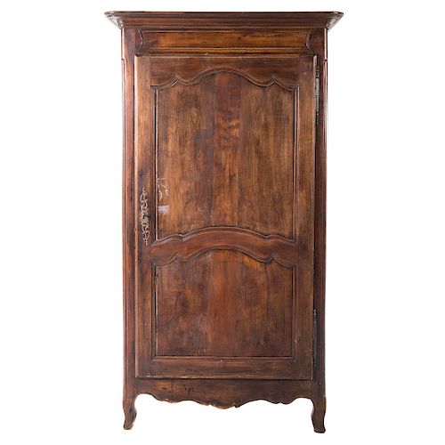 Country French Carved Walnut Bonnetiere