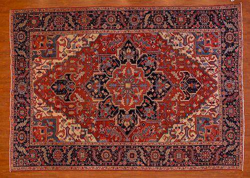 Antique Herez Rug, approx. 7.9 x 10.10
