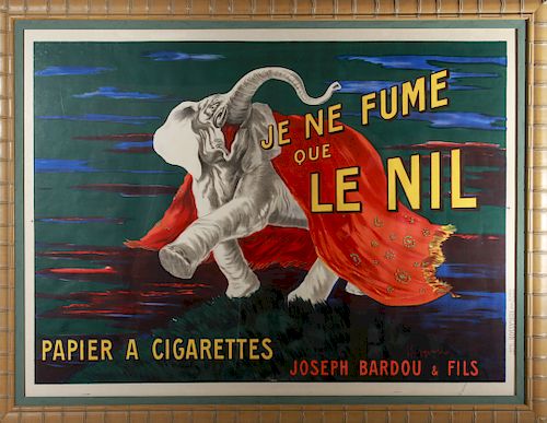 Leonetto Cappiello "Le Nil" Elephant Lithograph