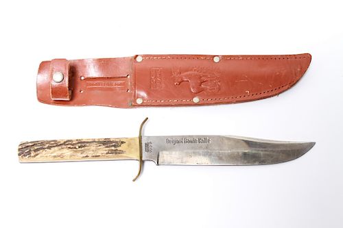 Edge Brand Bowie Knife 445, Stag Handle, Solingen