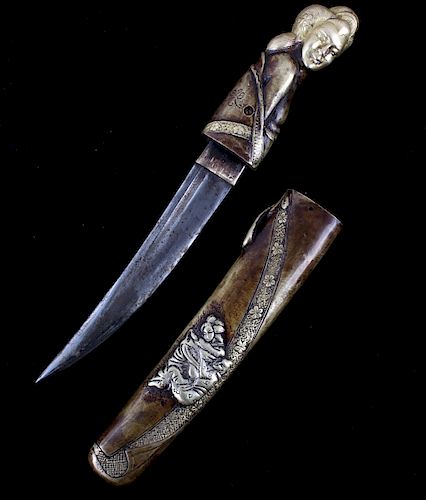 Japanese Ornate Tanto Dagger