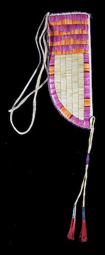 Sioux Quilled & Beaded Knife Sheath