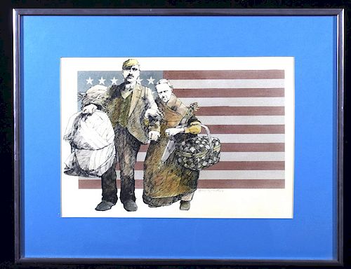 Original Art Titled 'Immigrants' By Wes Lifferth