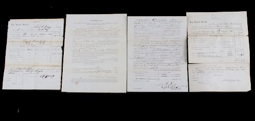 Collection of Civil War Soldier Discharge Papers