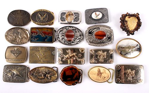 Collection of Western Belt Buckles