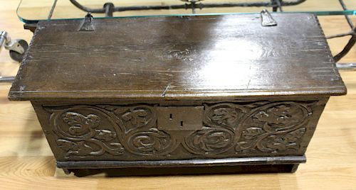 Jacobean Blanket Chest with Interior Label