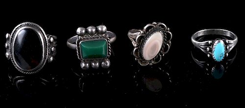 Navajo Old Pawn Sterling Silver Rings