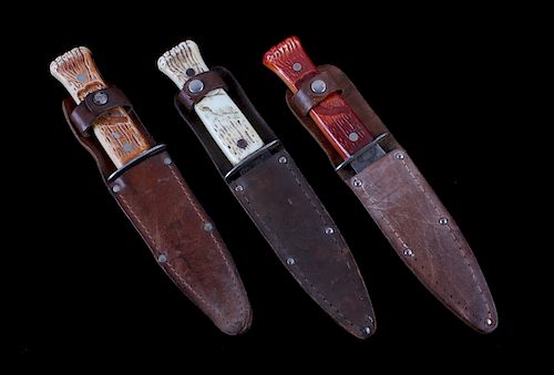 Imperial Elk Knives and Scabbards