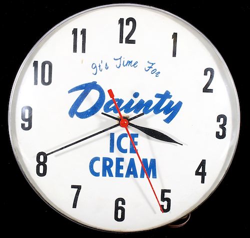 Dainty Ice Cream Wall Clock