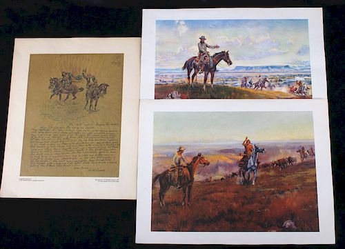 Collection of Charlie Russell Prints