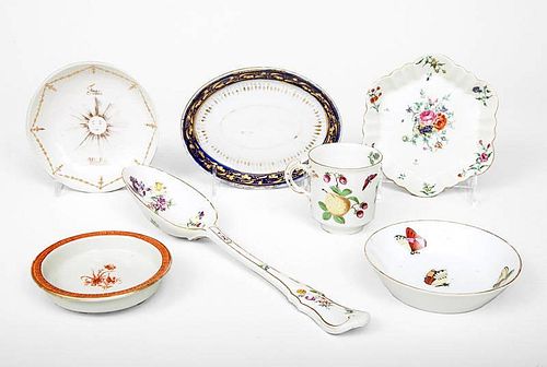 Seven Porcelain Table Articles