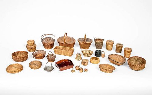 Group of Miniature Baskets