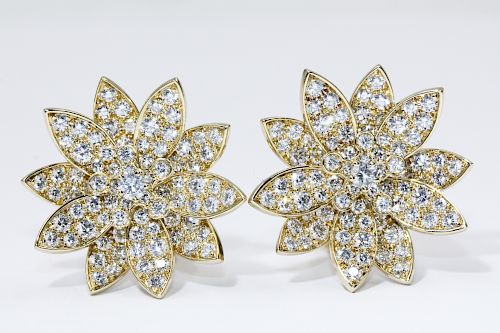 Van Cleef & Arpels Lotus Medium Rose Gold Diamond