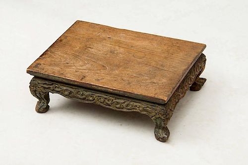 Chinese Painted Hardwood Low Table