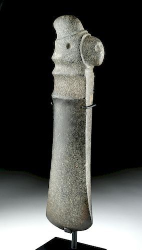 Exceptional Mapuche Stone Axe - Parrot