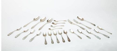 Assembled Group of Silver Flatware Articles