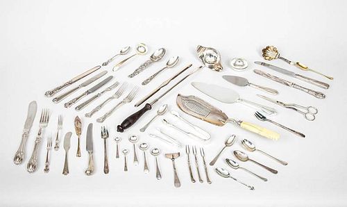 Assorted Group of Silver Flatware Articles
