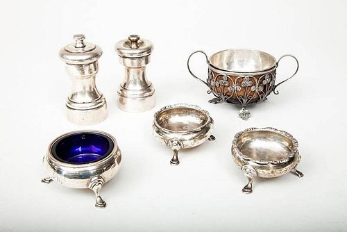 Assorted Group of Silver and Silver-Plated Table Articles