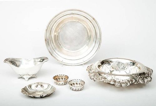 Tiffany Monogrammed Silver Roll-Over Fruit Bowl