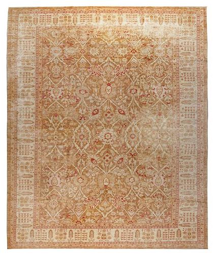 A Sultanabad Style Wool Rug 13 feet 7 inches x 10 feet 1 inch.