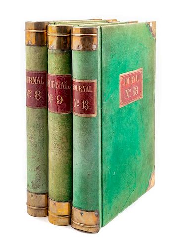 A Set of Three French Ledgers