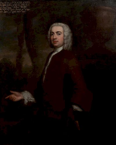Charles Philips (British, 1708-1747), Portrait of Nathaniel Booth, Lord Delamer, 1737
