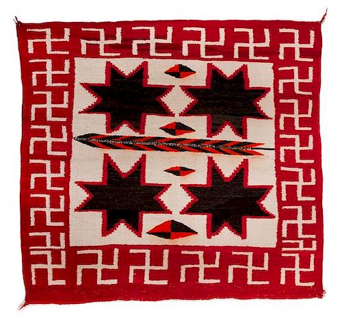 Navajo Saddle Blanket 48 x 55 inches