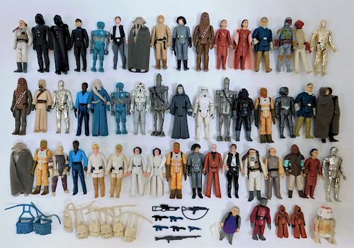 54PC Kenner Star Wars Loose Action Figure Group