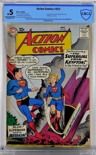 DC Comics Action Comics #252 CBCS 0.5