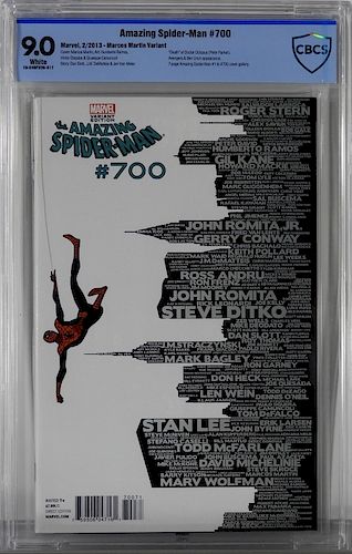 Marvel Comics Amazing Spider-Man #700 CBCS 9.0