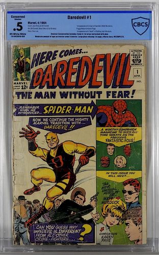 Marvel Comics Daredevil #1 CBCS 0.5