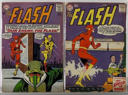 2PC DC Comics Flash #108 #147 Key Issue Group